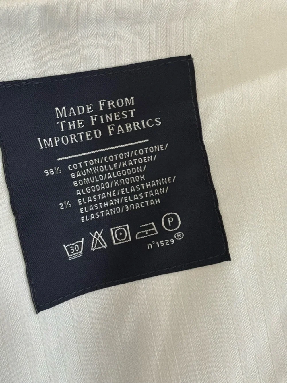 Polo Ralph Lauren Stretch Classic Fit White Chino Pants Mens 38/28
